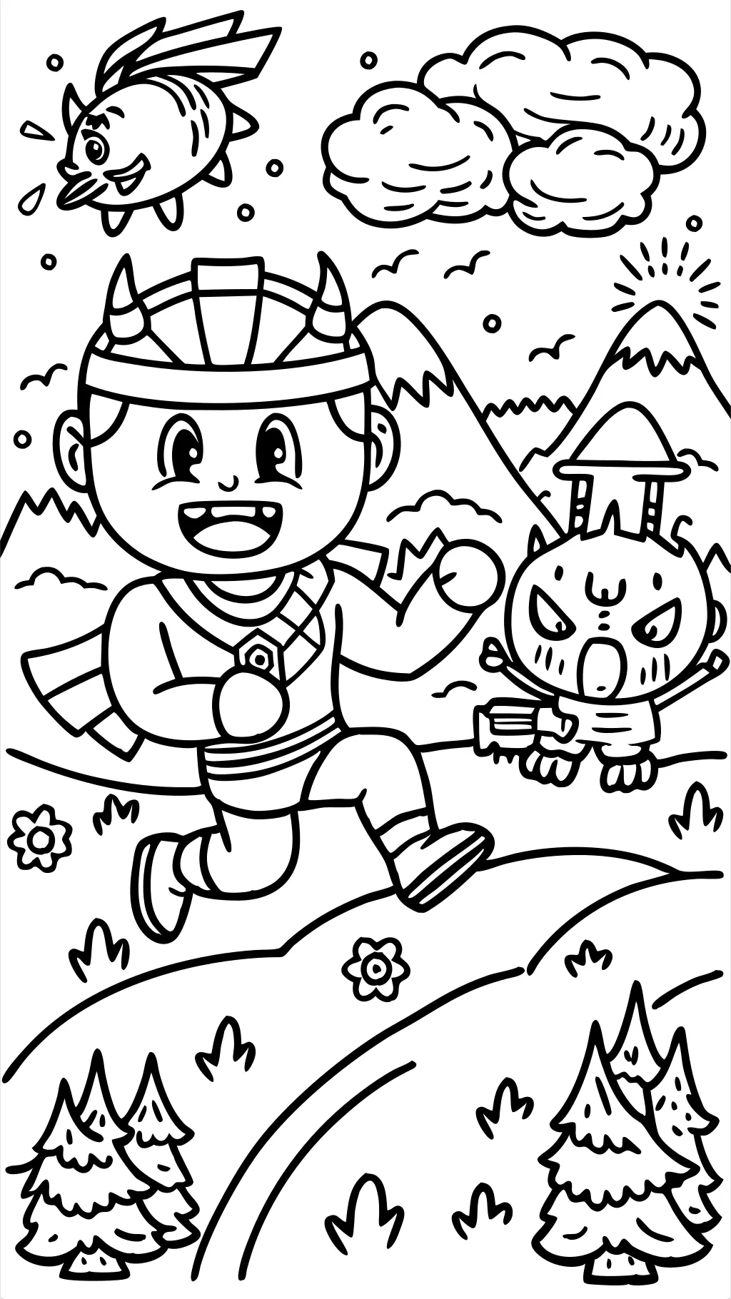 Mighty Chase Coloring Pages